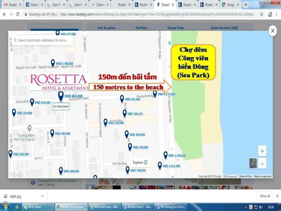 Rosetta Beach Hotel & Apartment Danang Exteriér fotografie